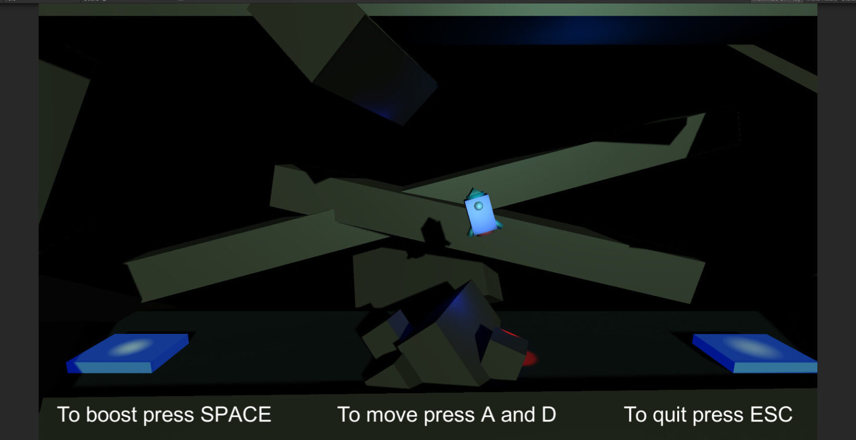 A prototype 2D obstacle avoiding game